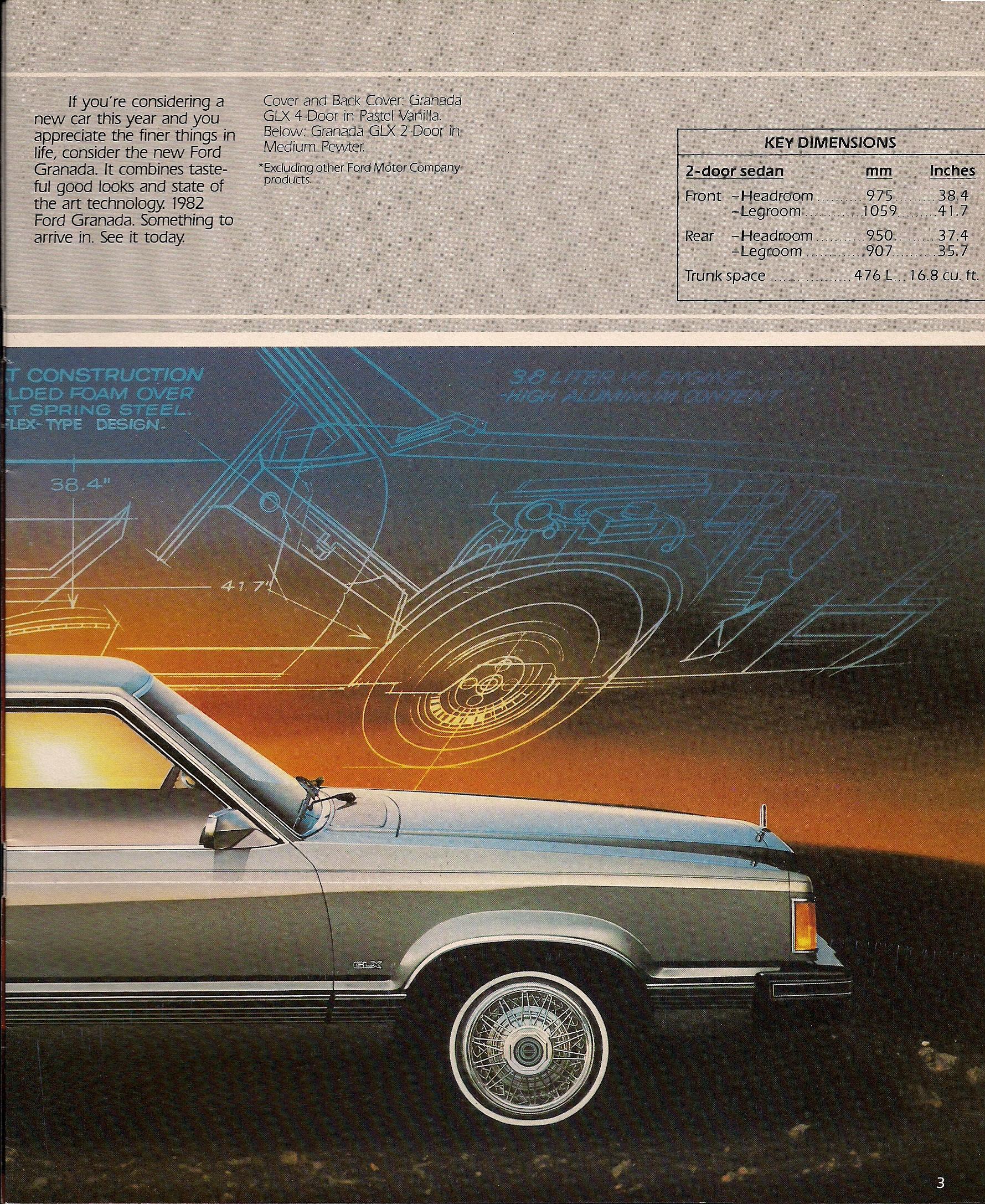 1982 Ford Granada Brochure Page 20